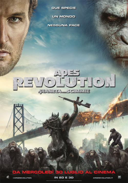 Poster del film Apes Revolution - Il Pianeta Delle Scimmie