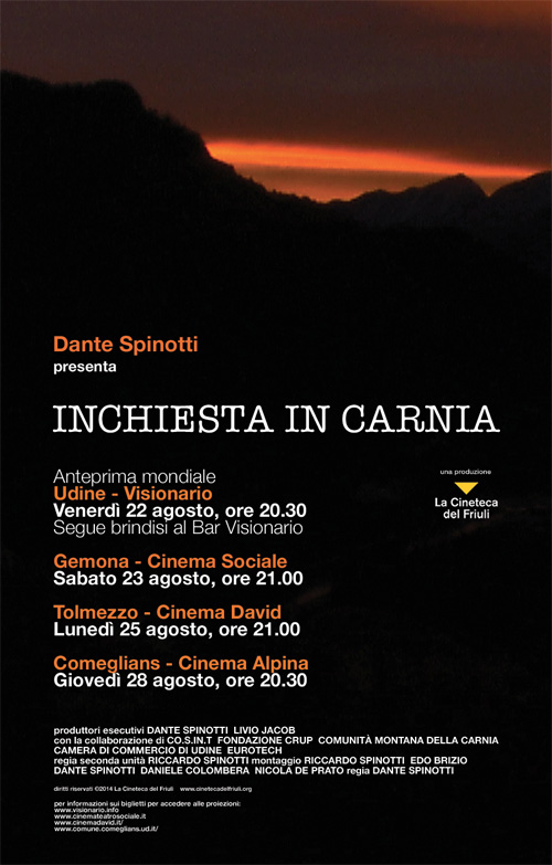 Poster del film Inchiesta in Carnia