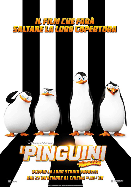 Poster del film I pinguini di Madagascar