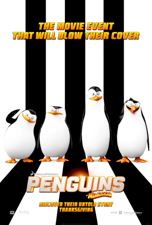 Poster del film I pinguini di Madagascar