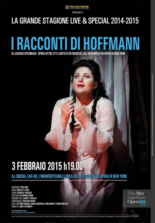Poster del film I racconti di Hoffmann - Metropolitan Opera di New York