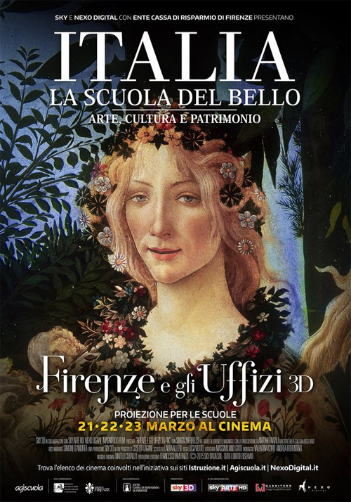 Poster del film Italia la scuola del bello - Firenze e gli Uffizi 3D