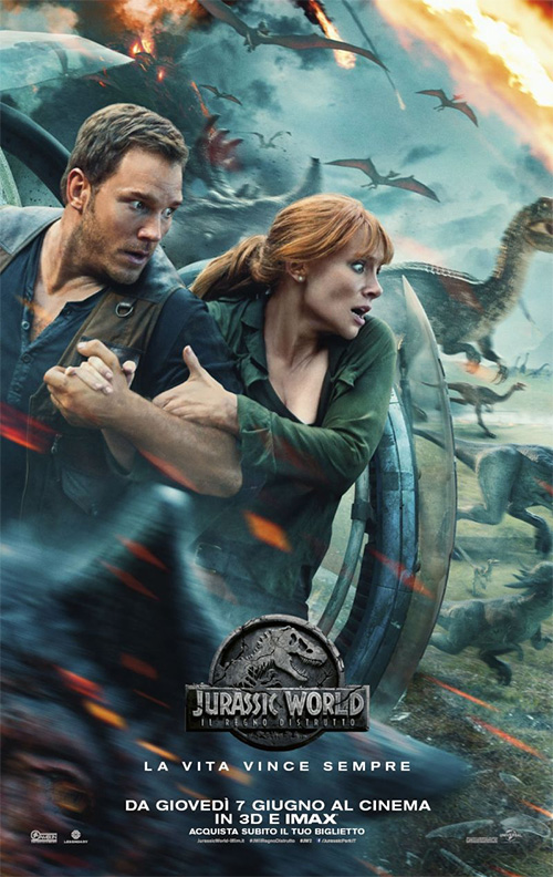 Poster del film Jurassic World - Il Regno Distrutto