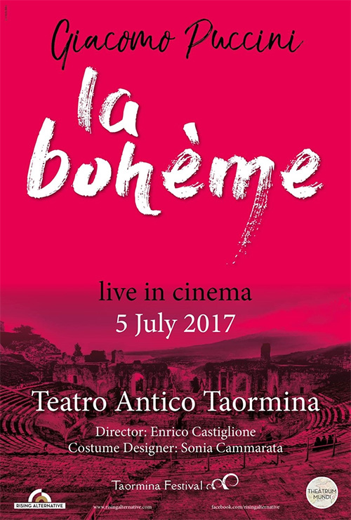 Poster del film La Boheme Taormina Live