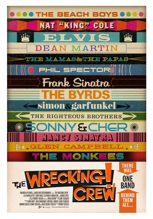 Poster del film La fabbrica del rock - The Wrecking Crew