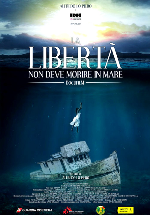 Poster del film La libert non deve morire in mare