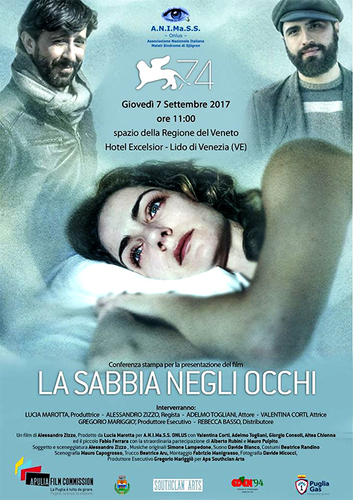 Poster del film La sabbia negli occhi