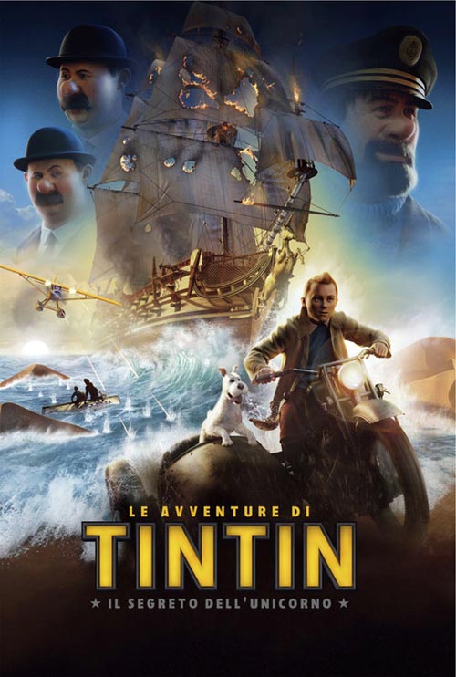 Poster del film Le avventure di Tintin: il segreto dell'unicorno