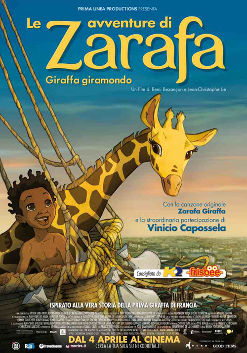 Poster del film Le avventure di Zarafa - Giraffa Giramondo