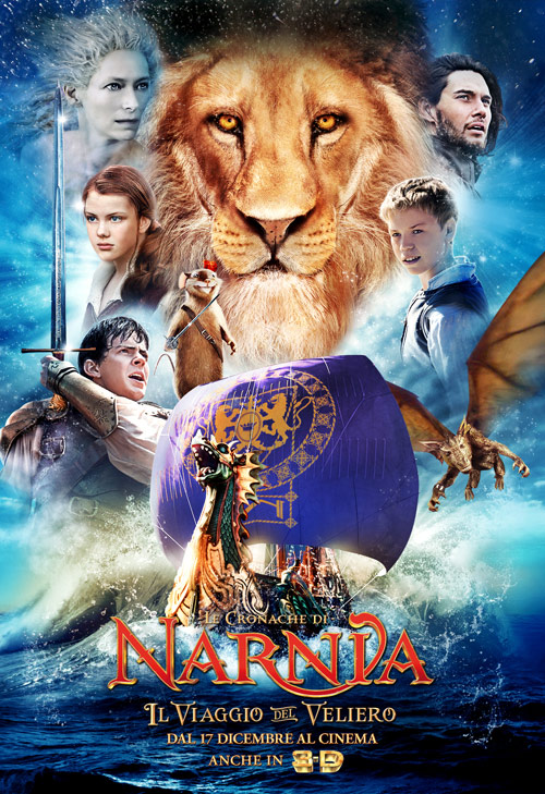 Poster del film Le Cronache di Narnia - Il viaggio del veliero