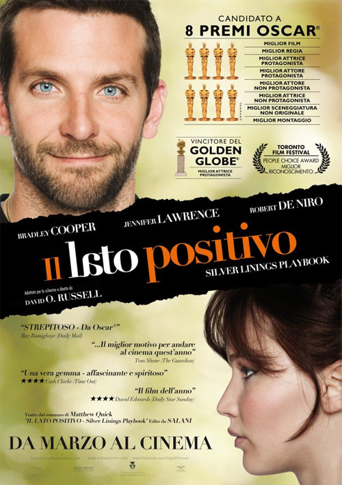Poster del film Il Lato Positivo - Silver Linings Playbook