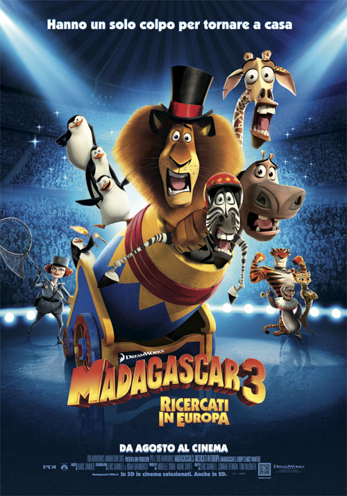 Poster del film Madagascar 3: Ricercati in Europa