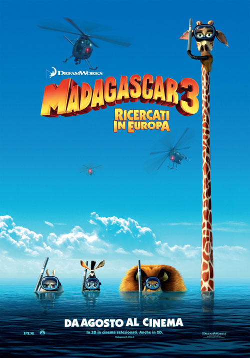 Poster del film Madagascar 3: Ricercati in Europa