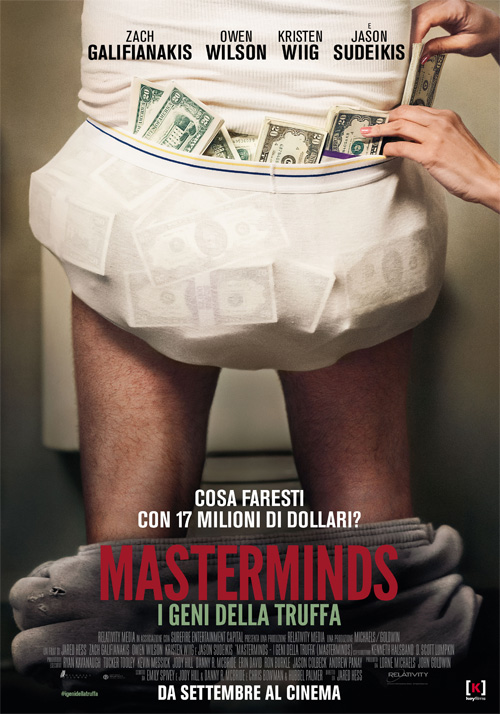 Poster del film Masterminds - I geni della truffa