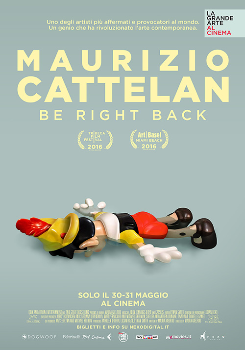 Poster del film Maurizio Cattelan: Be Right Back