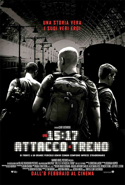 Poster del film Ore 15:17 - Attacco al treno