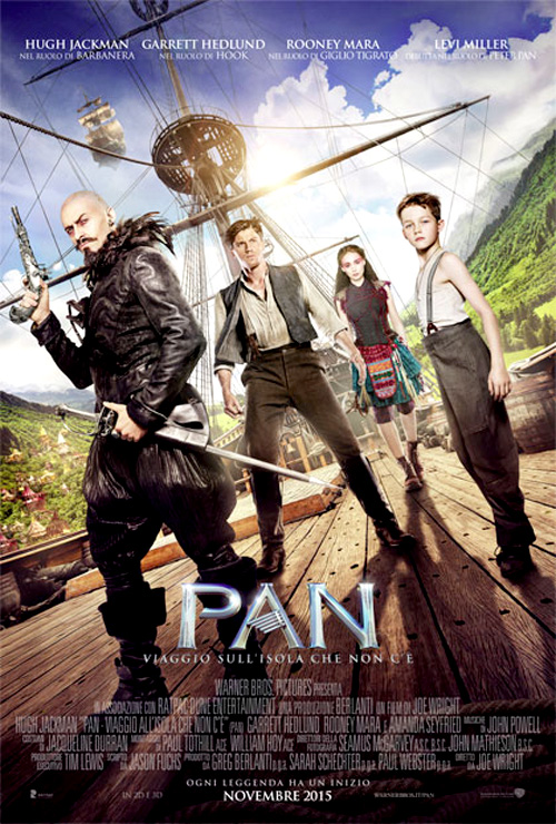 Poster del film Pan - Viaggio sull'isola che non c'è