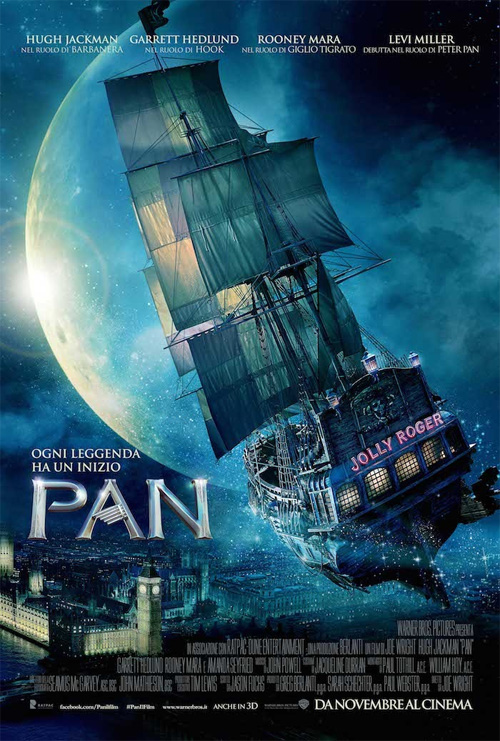 Poster del film Pan - Viaggio sull'isola che non c'