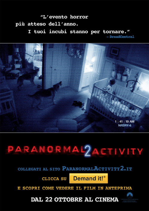 Poster del film Paranormal Activity 2
