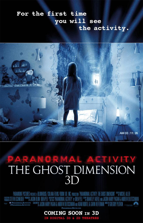 Poster del film Paranormal Activity: The Ghost Dimension