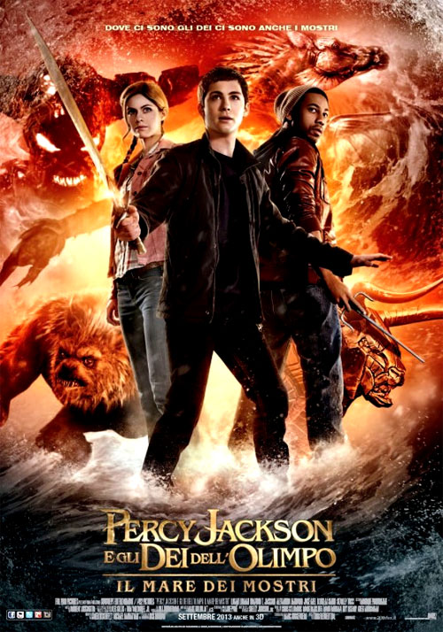 Poster del film Percy Jackson e gli dei dell'Olimpo - Il mare dei mostri