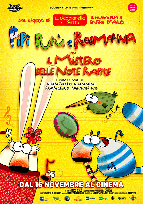 Poster del film Pip Pup e Rosmarina in Il Mistero delle Note Rapite