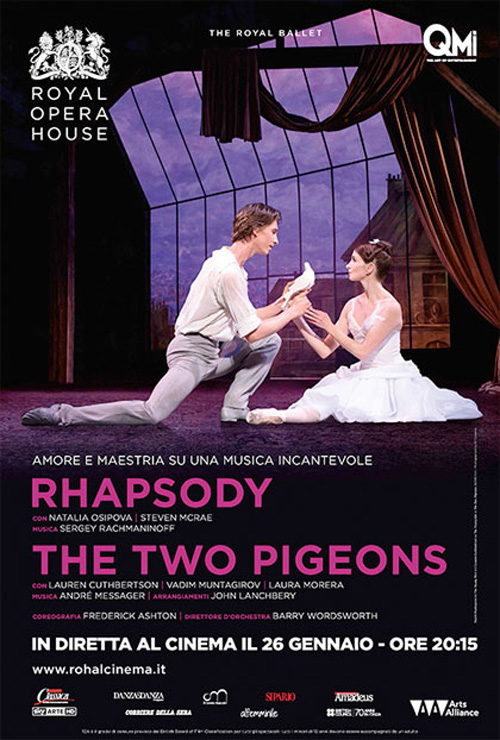 Poster del film Rhapsody / The Two Pigeons - Royal Opera House