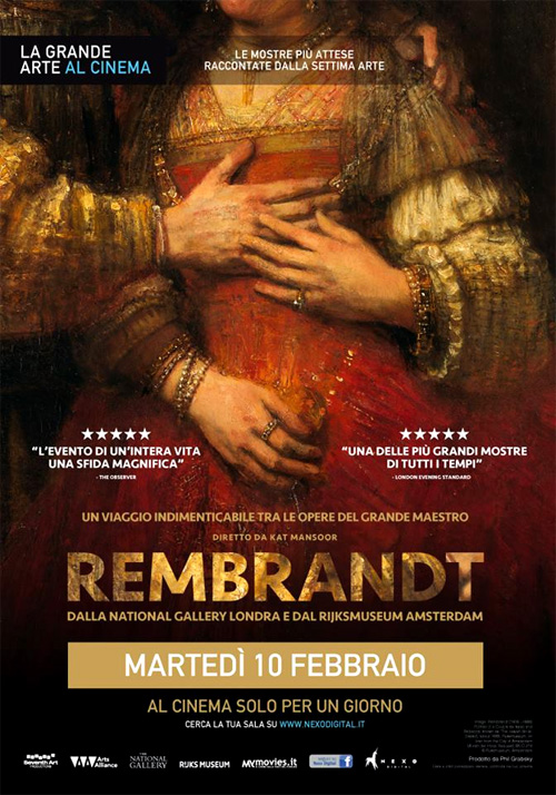 Poster del film Rembrandt - La Grande Arte al cinema