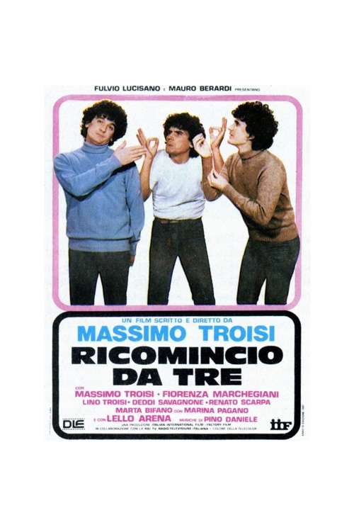 Poster del film Ricomincio da tre