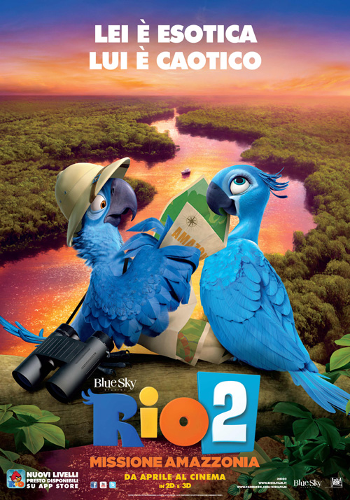 Poster del film Rio 2 Missione Amazzonia