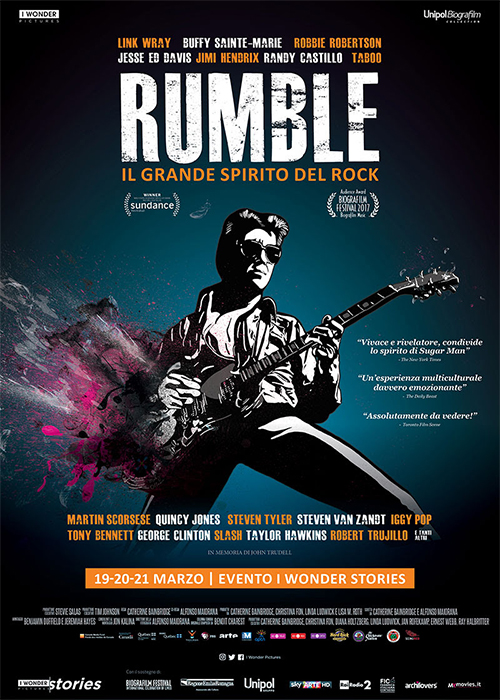 Poster del film Rumble - Il grande spirito del rock