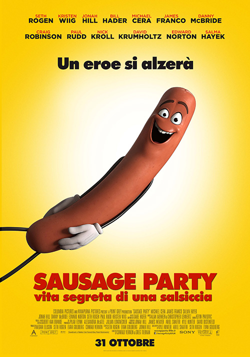 Poster del film Sausage Party: vita segreta di una salsiccia