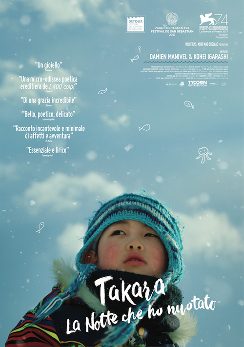 Poster del film Takara - La notte che ho nuotato