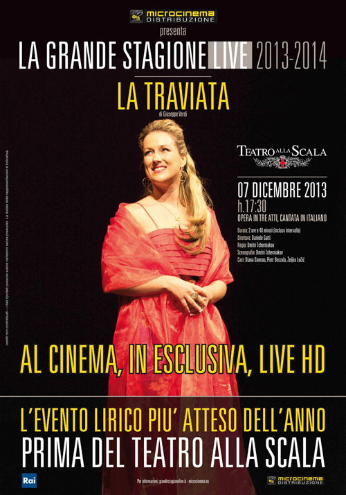 Poster del film La Traviata in diretta HD dal Teatro Alla Scala