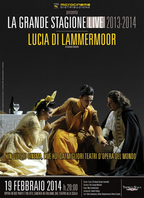 Poster del film Teatro alla Scala di Milano - Live 2014: Lucia di Lammermoor