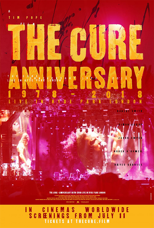 Poster del film The Cure - Anniversary 1978-2018 Live In Hide Park London