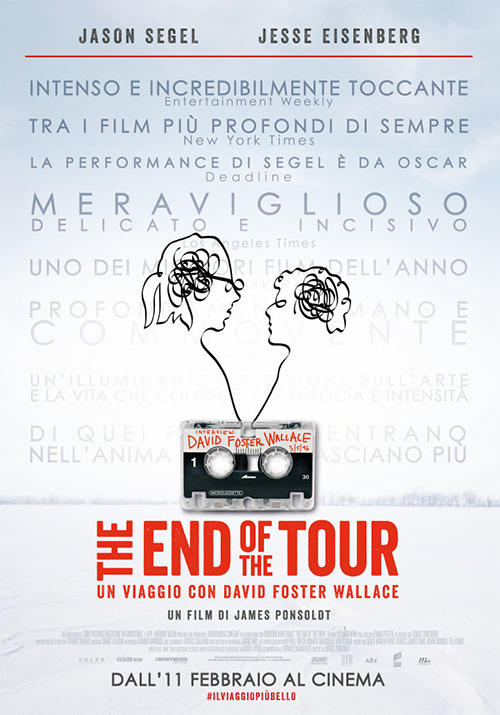 Poster del film The End of the Tour - Un viaggio con David Foster Wallace