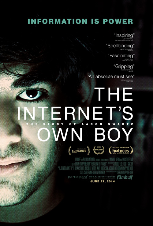 Poster del film The Internet's Own Boy: The Story of Aaron Swartz