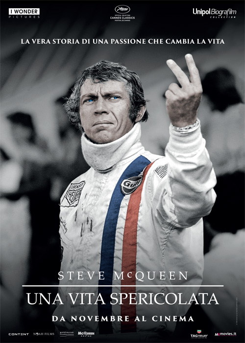 Poster del film Steve McQueen: una vita spericolata