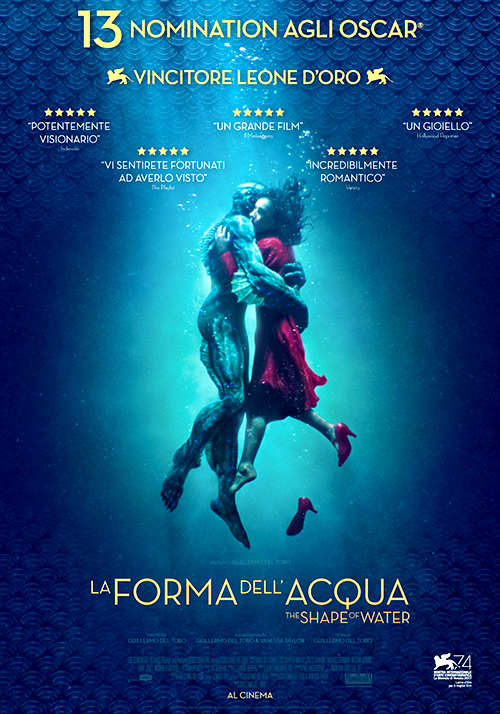 Poster del film La Forma dell'Acqua - The Shape of Water