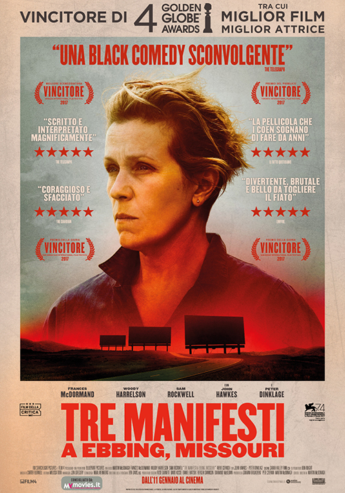 Poster del film Tre manifesti a Ebbing, Missouri