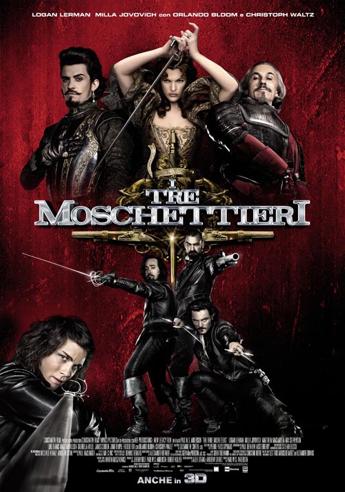 Poster del film I tre moschettieri in 3D