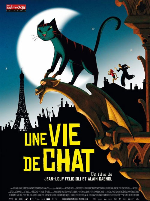 Poster del film Un gatto a Parigi