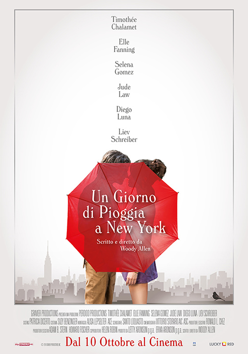 Poster del film Un Giorno di Pioggia a New York