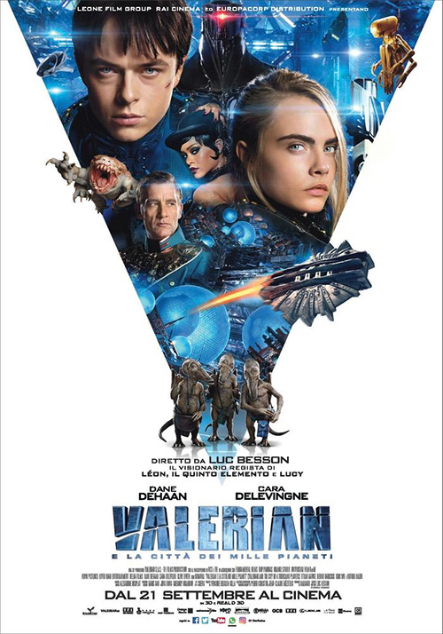 Poster del film Valerian e La citt dei Mille Pianeti